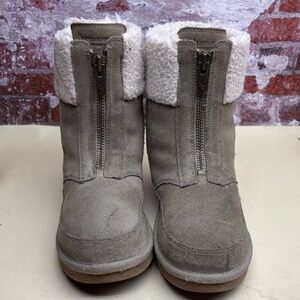Woolrich Beige Suede Boots with Fleece box 27